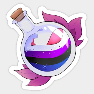 Potions of Pride - Genderfluid Sticker